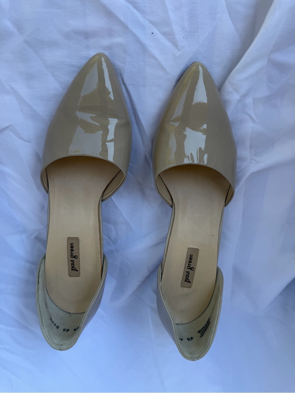Paul Green ‘Julia’ D’orsay Patent Leather Heel Pumps